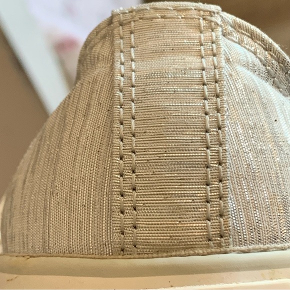 Converse | Size 7 All Star Sneakers metallic Silver Lace up minimalist low tops - Picture 15 of 16